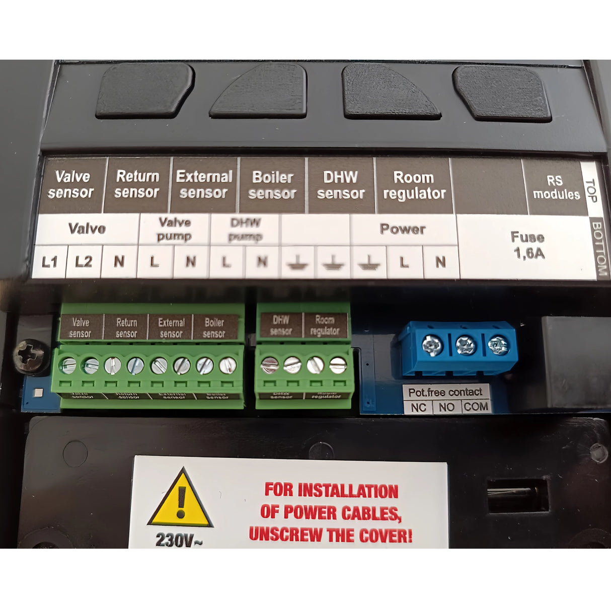 Regolatore del circuito di riscaldamento TECH i-1 CWU con compensazione climatica – valvola miscelatrice + pompa dell'acqua calda