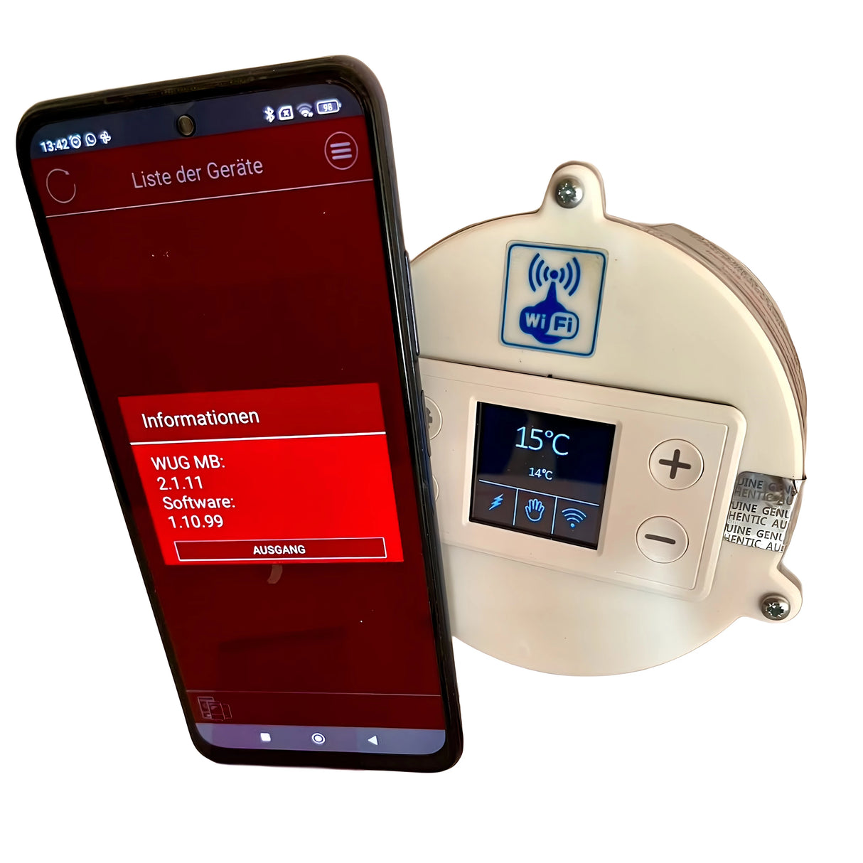 Trinkwasserspeicher mit leistungsstarkem Heizstab für effiziente Warmwasserbereitung und Energiespareffekt