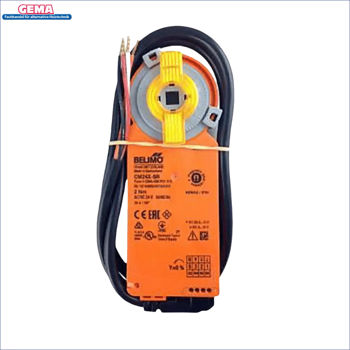 Orange Beleimo Klappenantrieb mit Kabeln für Attack Klappenantrieb / Stellmotor