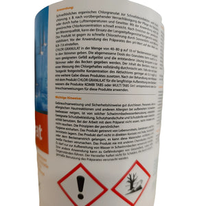 Poolchlorprodukt mit aktivem Chlor für effiziente Wasserdesinfektion und Boilerpflege