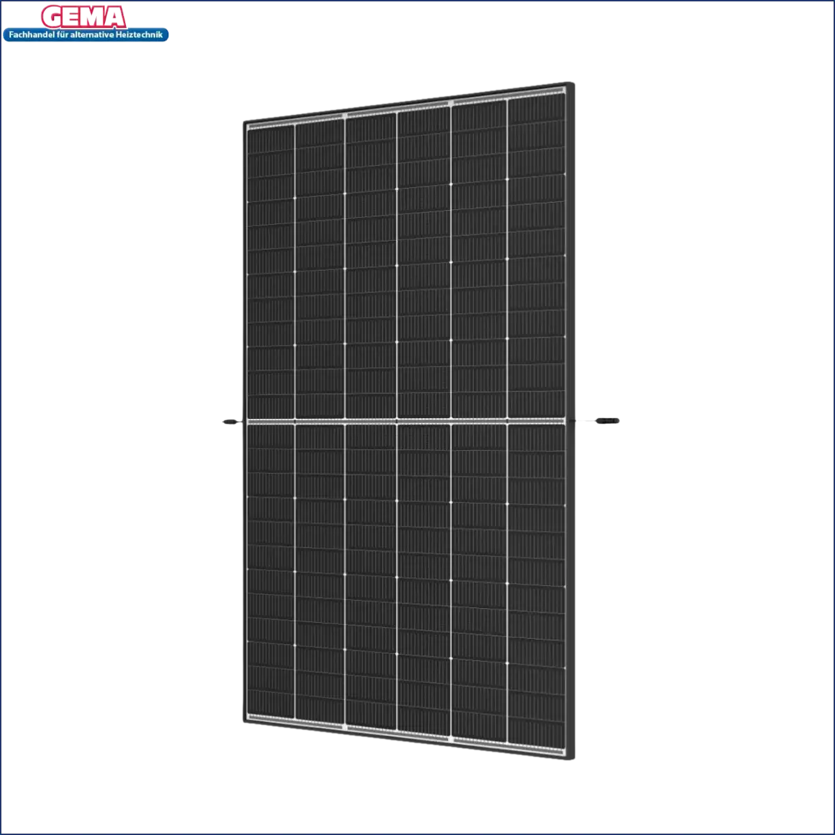 Schwarmes Solarpanel für das 1680Wp Balkonkraftwerk zur effizienten Stromerzeugung