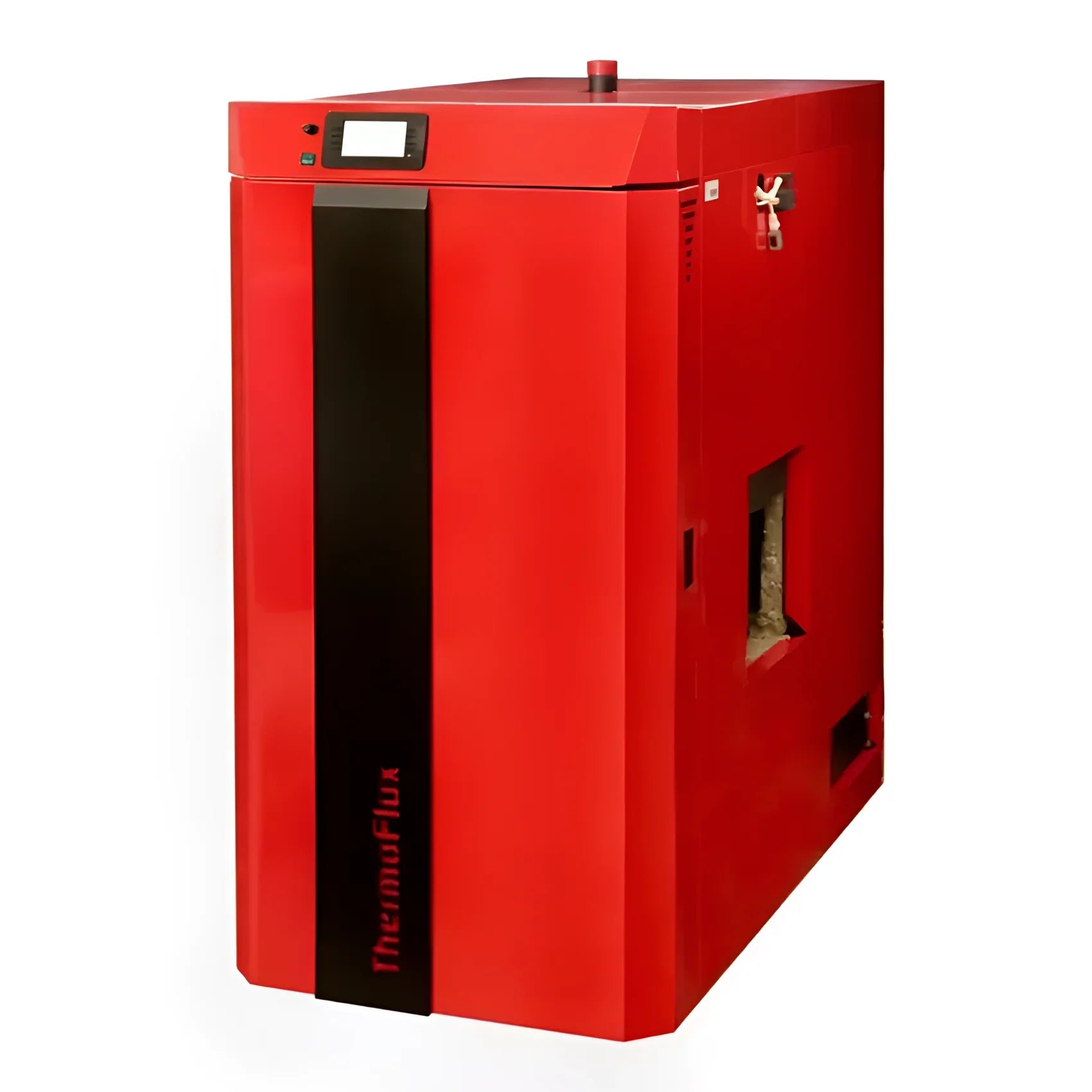Thermoflux PID Heizgerät mit großer Brennkammer, perfekte Kombination in Rot und Schwarz