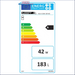 Energieeffizienzlabel an Warmwasserspeicher Trinkwasserspeicher Brauchwasserspeicher 180 Liter