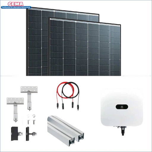 Solarmodul-Installation Kit für 6 kWp PV-Anlage mit 14 Trina 440Wp Glas-Glas Modulen