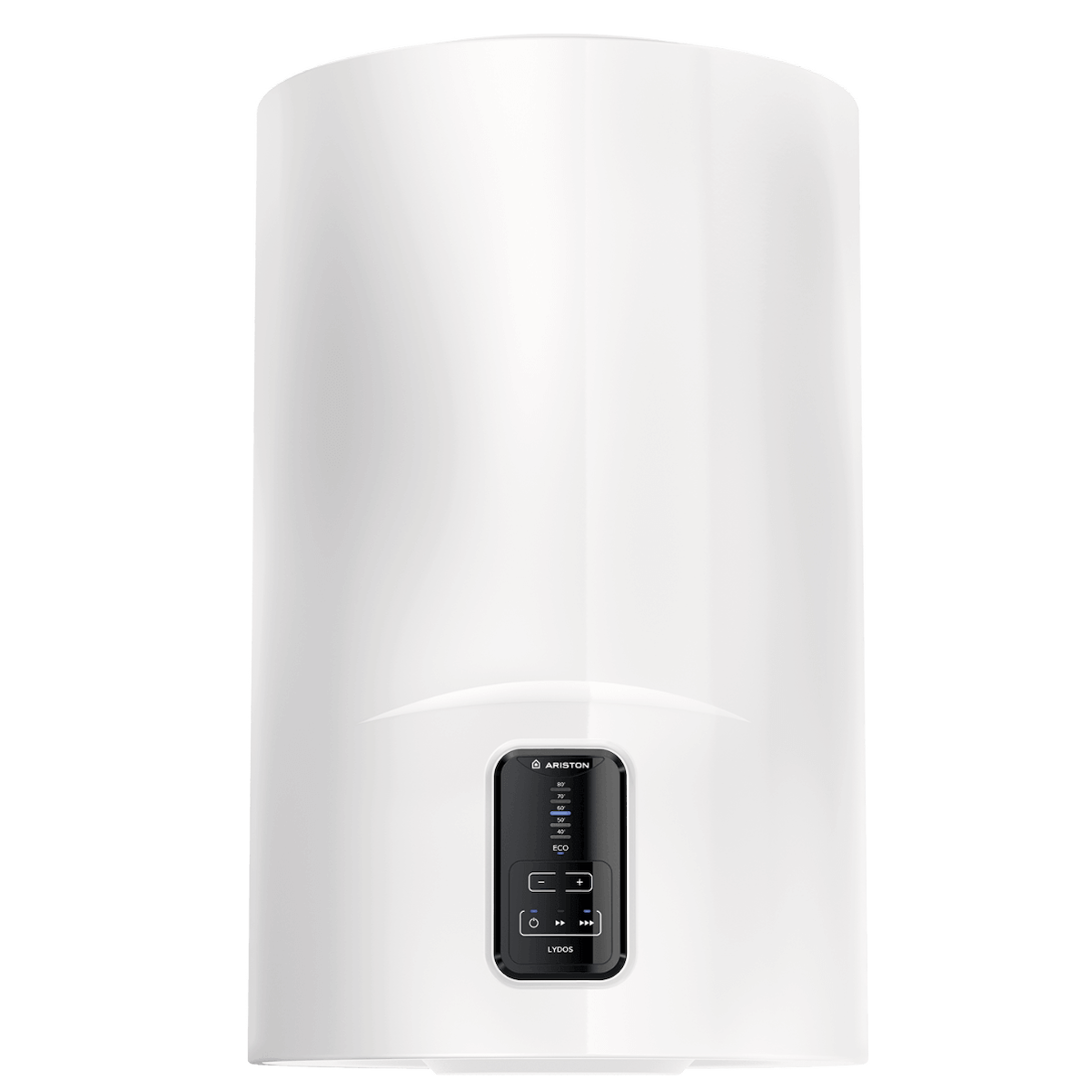 Ariston LYDOS ECO Warmwasserspeicher 🛁 in stilvollem Weiß, effizient & umweltbewusst, verfügbar in 50-100 Litern.