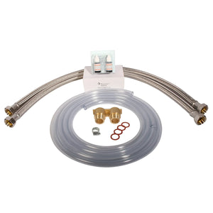 Plumbing installation kit für aqmos R2D2-72 zur Wasserenthärtung und harzgeleiteter Entkalkung
