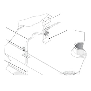 Schematische Darstellung des Kraftstoffsystems eines Fahrzeugs mit original abgassensor defro