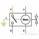 ORKLI 3-Wegeventil 1" mit Endlagen-Mikro-Schalter.