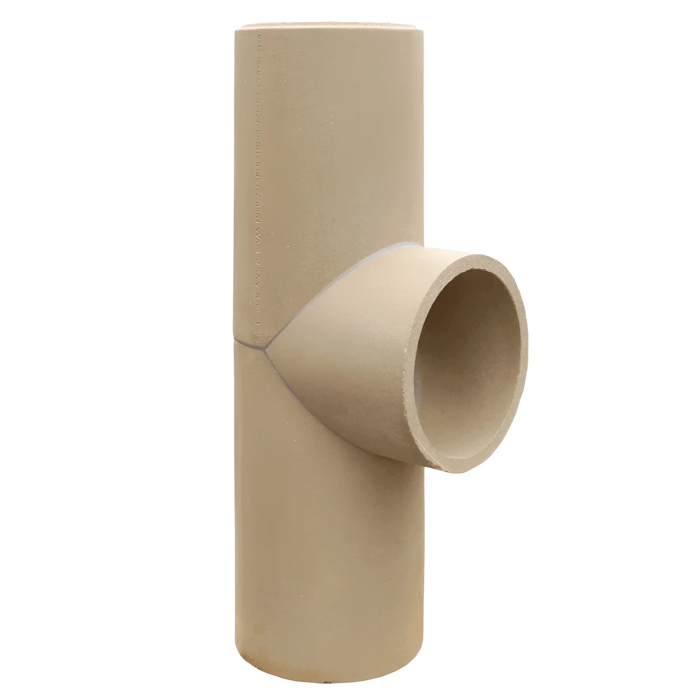 Beige PVC T-Stück für Schornstein Bausatz 4-14m mit einfacher Montage und geringem Gewicht