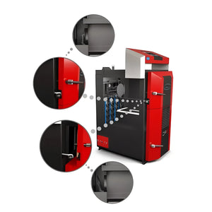 🔴 ATTACK DPX Holzvergasungskessel – Innovativer Heizkessel mit 🪵 Biomasseverbrennung und effizientem Design.