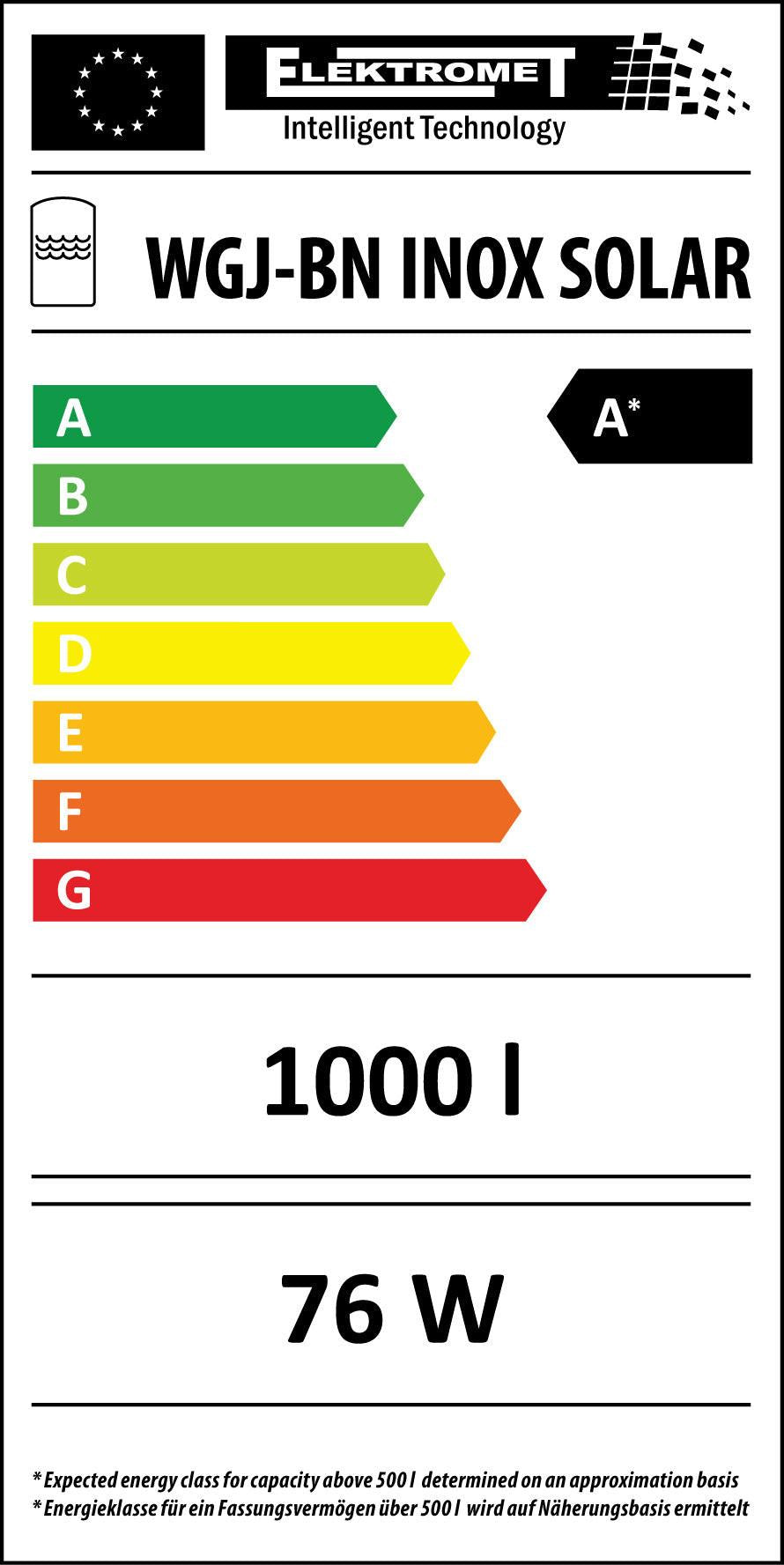 Hygienespeicher mit Solarregister & Isolierung A.