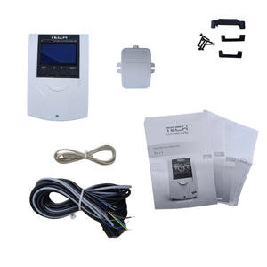 TECH EU-i-1 mixing valve controller 3/4-way - heating curve & return protection