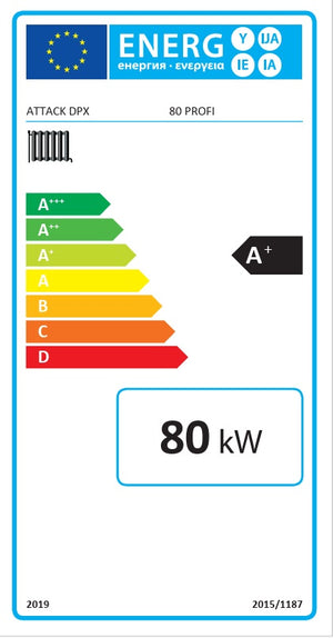 Caldera de gasificación de leña Attack DPX 80 Profi 80 kW