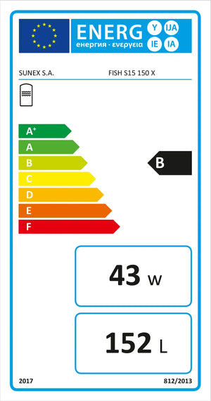 Warmwasserspeicher Wärmepumpenspeicher Sunex Fish S15 mit 1 WT.