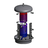 Komplettpaket Defro Komfort Ekopell 14 kW plus Hygienespeicher mit 1 Wärmetauscher.