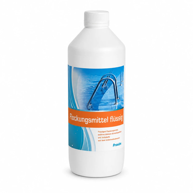 Flocculant liquid pool