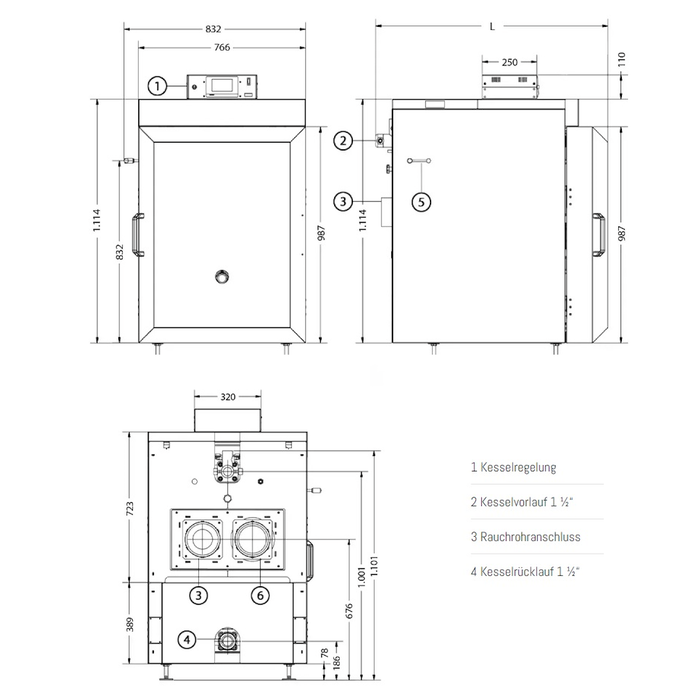 Holzvergaserkessel IBC GK 7 öko 25 kW