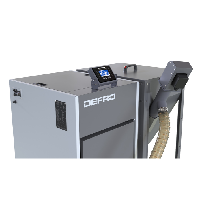 Defro Pelletkessel NEXTPELL+ mit Bildschirm 🖥️ für effiziente Wärme 🏠 und umweltfreundliche Energie 🌱
