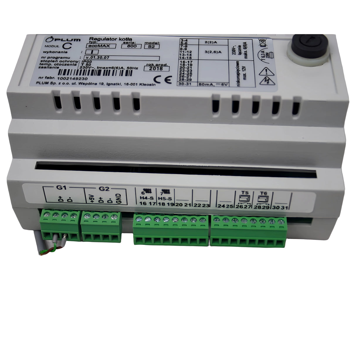 Förlängningsmodul C för GEMA -kontroll