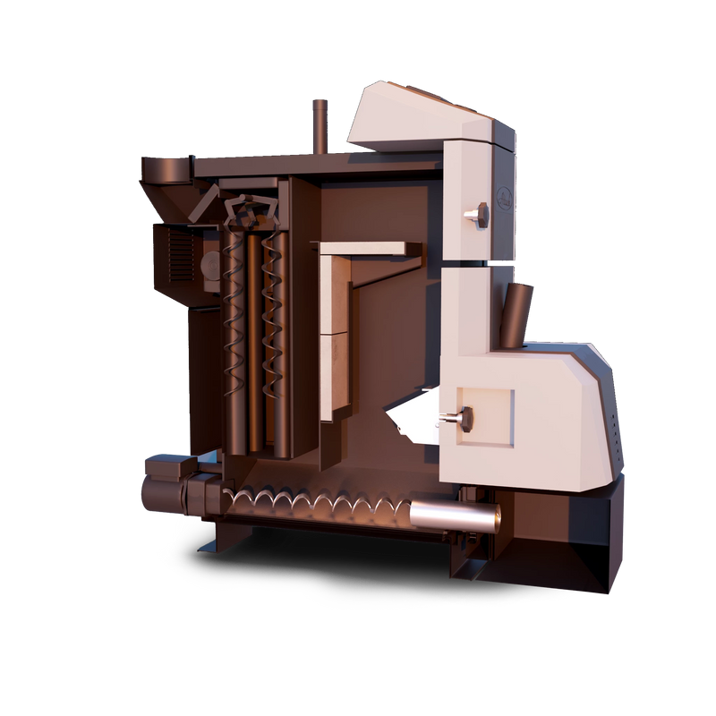 Pellet boiler Attack Pellet 30 Automatic Plus – robust, durable and efficient