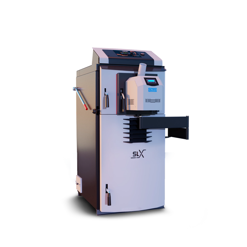 Λέβητας συνδυασμού Attack SLX 35 kW - ξύλο και πέλλετ - αποδοτικός & Πολύχρηστος