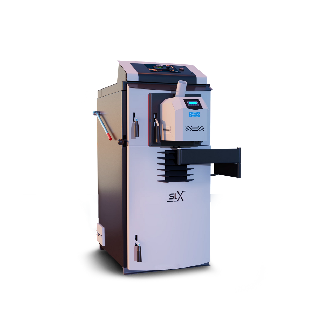 Λέβητας συνδυασμού Attack SLX 35 kW - ξύλο και πέλλετ - αποδοτικός & Πολύχρηστος