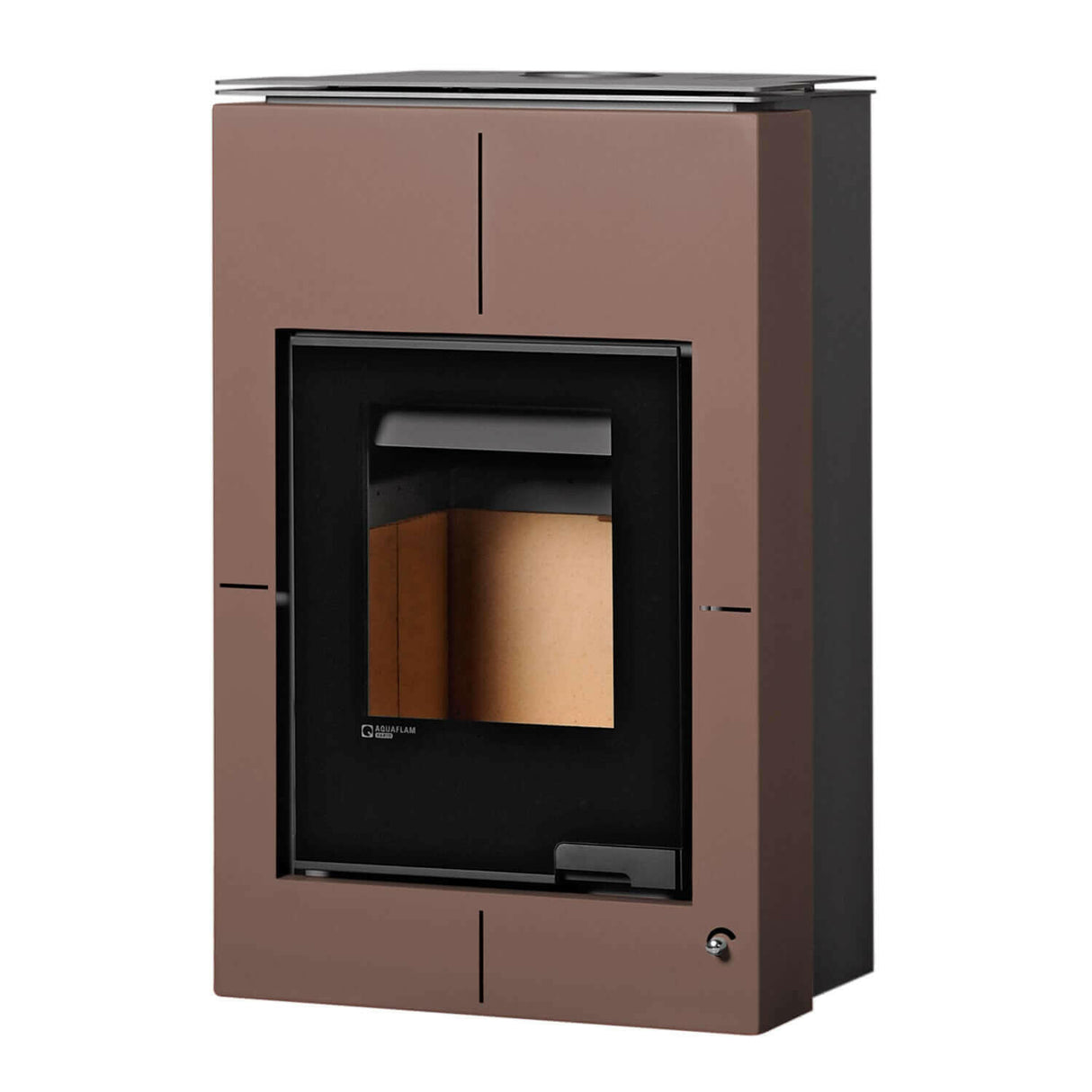 Vario Saporo Manuell wasserführender Kaminofen mit effizienter Verbrennung.