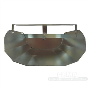 Shiny metal powder coating booth deflector for Attack Ascheschaufel für Holzvergaserkessel