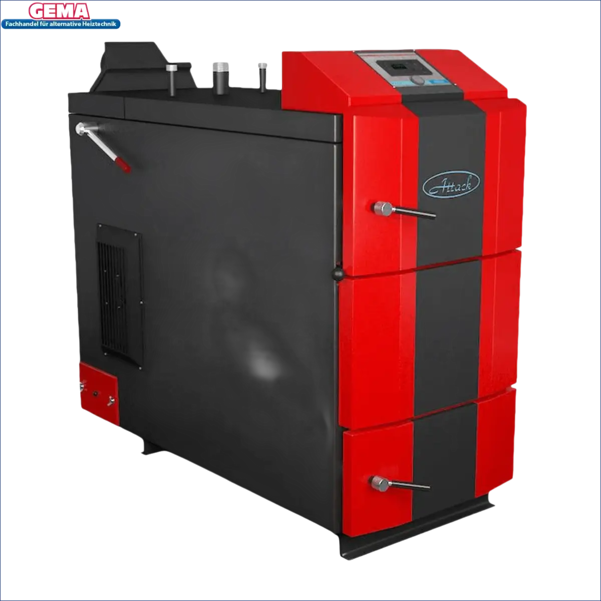 Reduhr Heizkessel Attack DPX Profi 80 kW Holzvergaser mit bedienerfreundlicher PID-Regelung