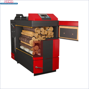 Red and black Holzvergaser für Attack DPX Profi mit bedienerfreundlicher PID-Regelung