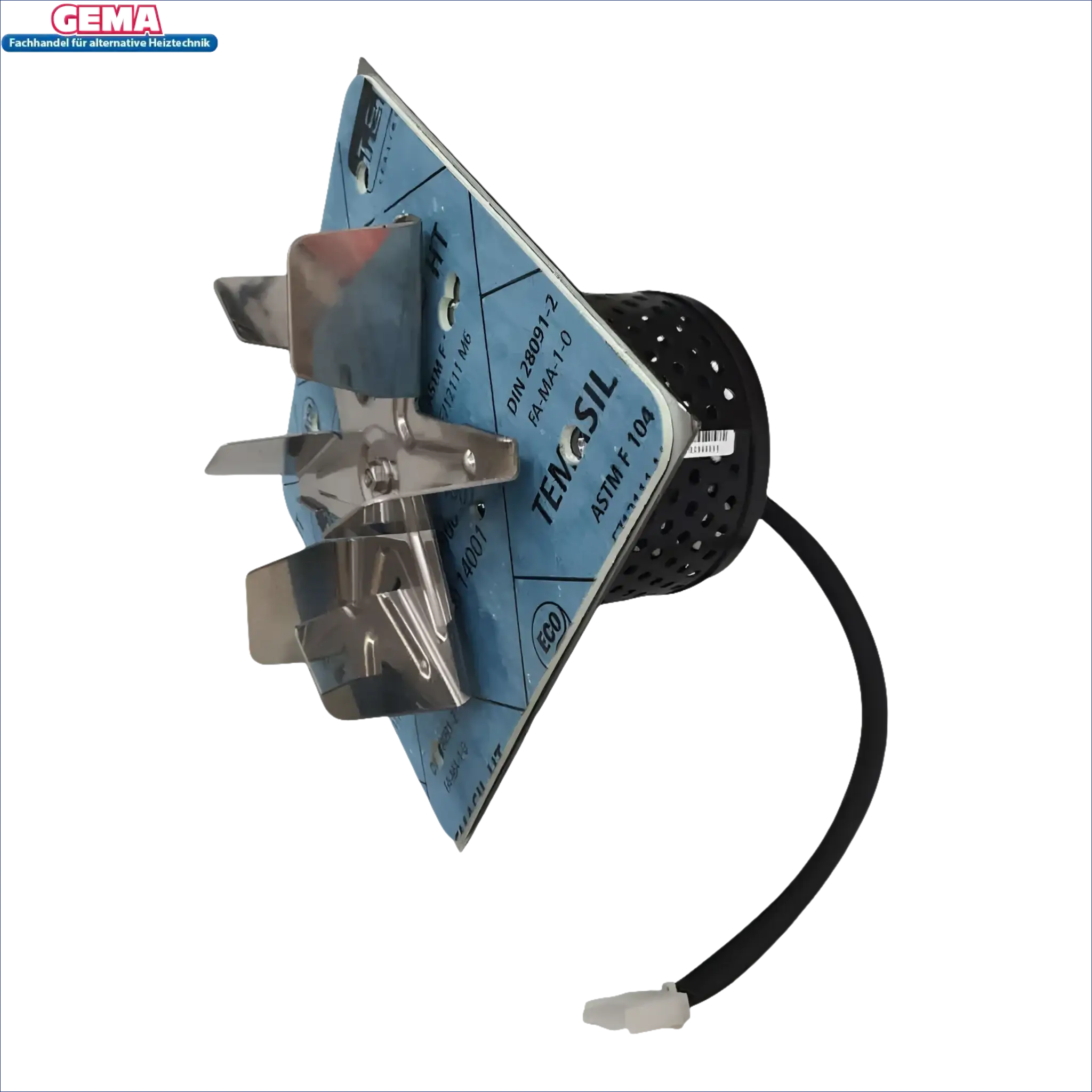 Square-flansierter Elektromotor mit Metallbladern für Attack SLX Gebläse 40-55kW