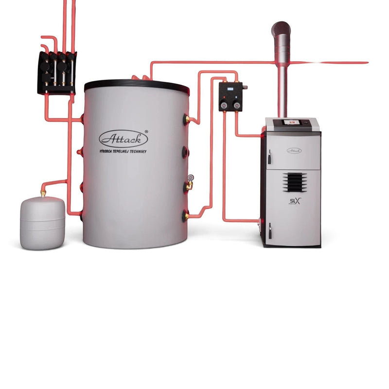 Wood gasification boiler ATTACK SLX 45 PROFI 45 kW