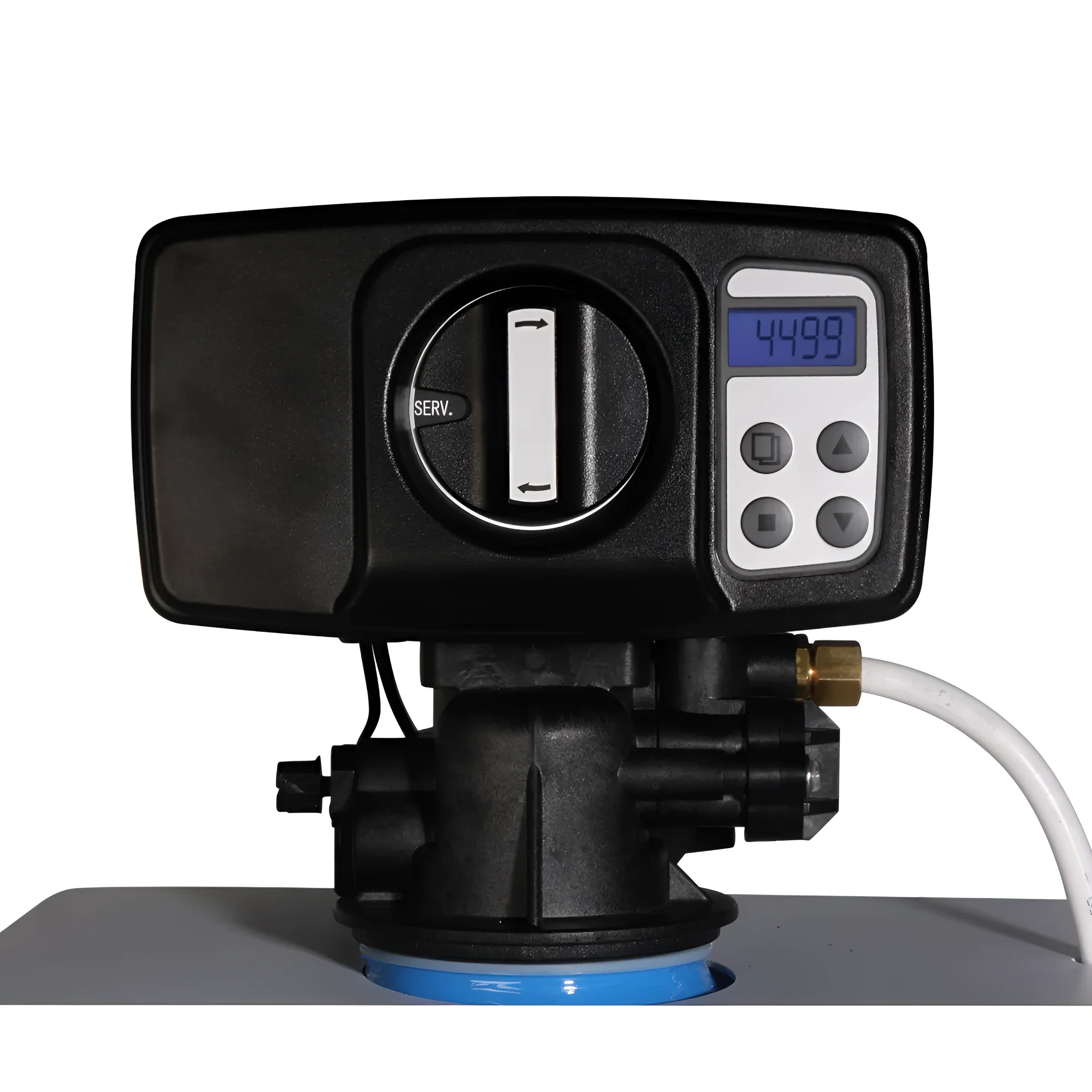 Black water softener control head mit digital display für aqmos bm-32, zuverlässig kalk entfernen