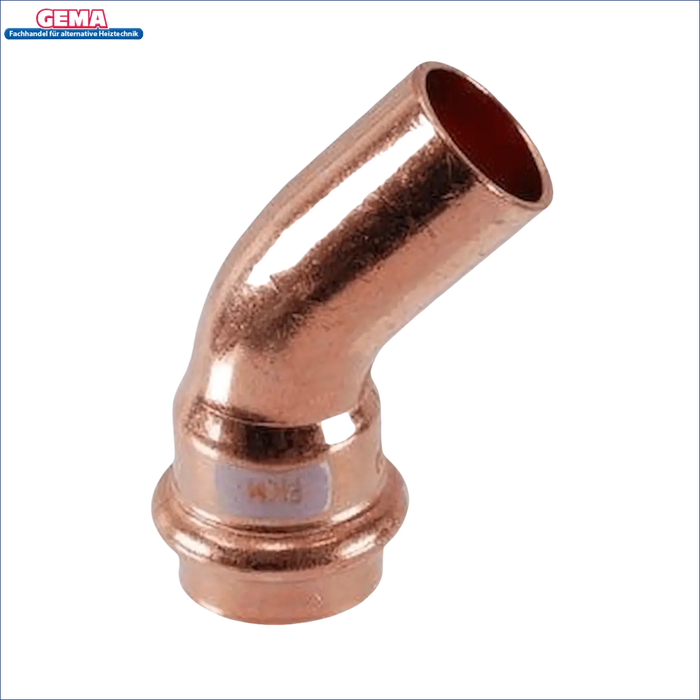 Kupfer-Pressfitting-Winkel für professionelle Rohrinstallation