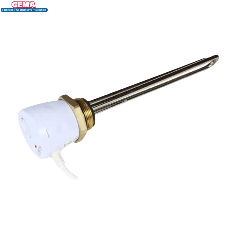 Immersionsheizung mit verstellbarem Thermostat im Brauchwasserspeicher 150 L mit Incoloy 825 Heizstab