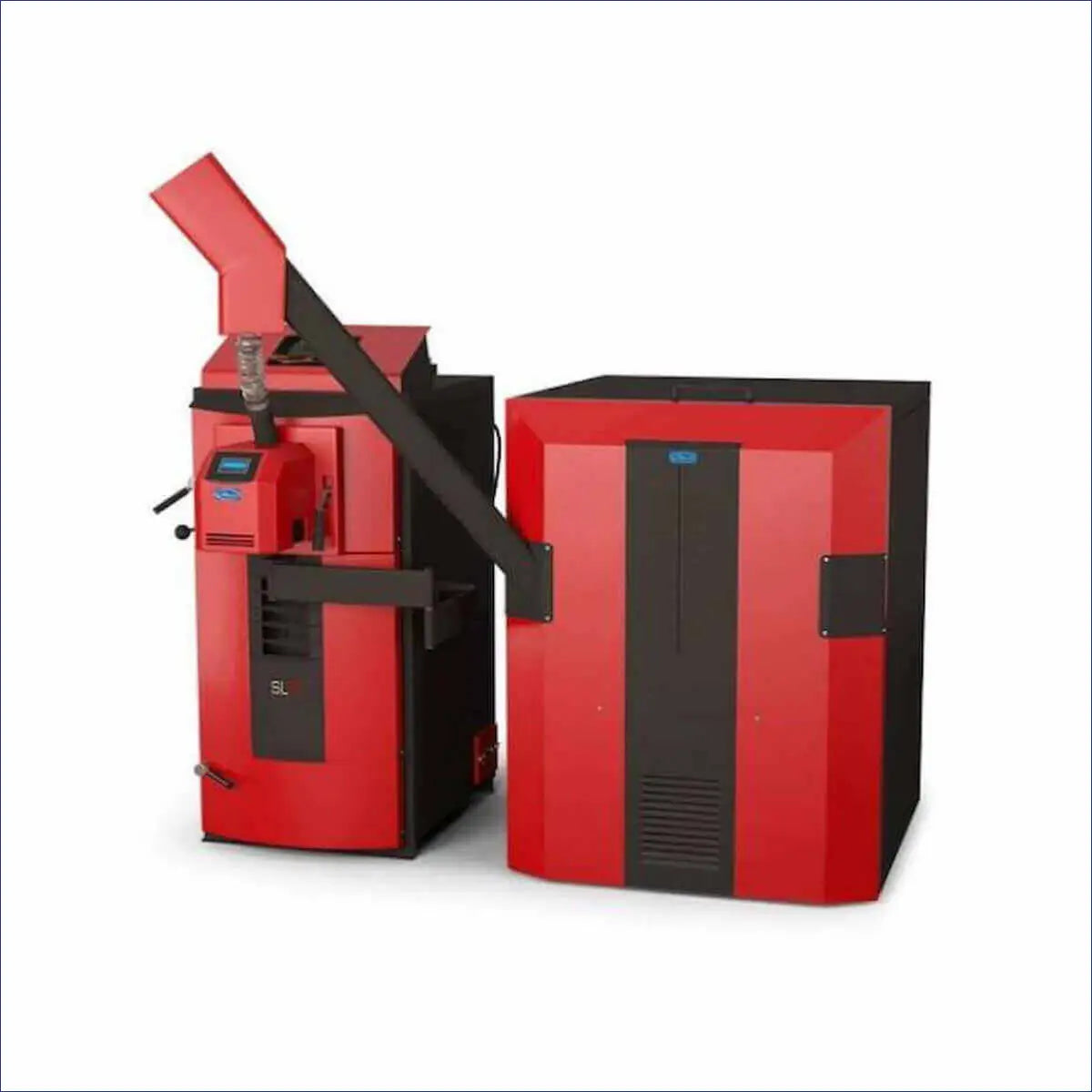 Rotes und schwarzes Pelletkesselsystem für den Attack SLX Kombikessel 20 kW