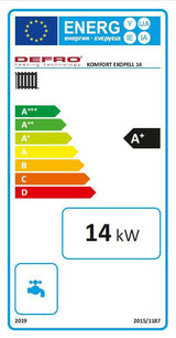 Kombi- Pelletkessel Defro Komfort Ekopell 14 kW für Pellet-/ Holzbetrieb.