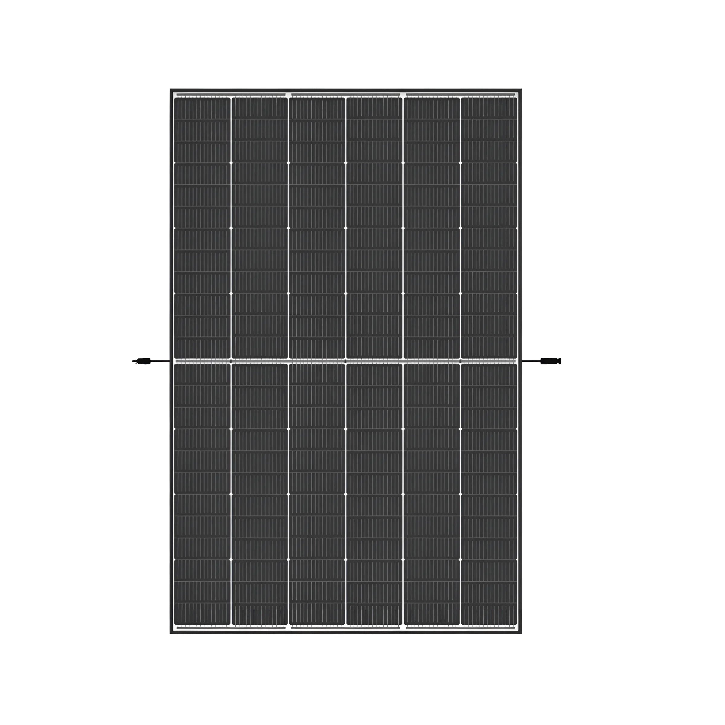 Rectanguläres Solarmodul mit mehreren Zellen für PV Komplettpaket Huawei 8kw und Vertex S+ Black
