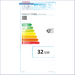 Energieeffizienzlabel für den Defro Optima HG 32 Holzvergaserkessel 32 kW