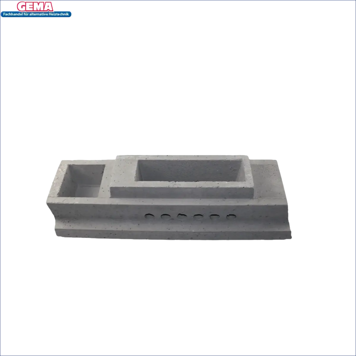 Grauer Düsenstein Attack SLX 30 mit Recessed Sections und Belüftungslöchern