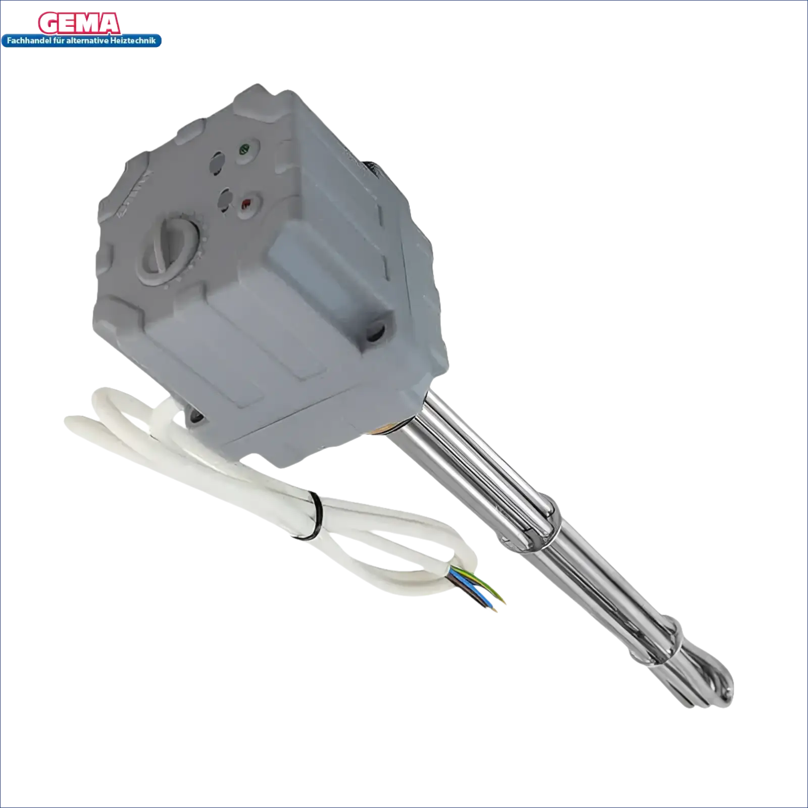 AISI 316L Elektroheizstab mit Thermostat, Regler und Kabel für Heizungssysteme