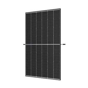 Schwarzes Solarmodul im Balkonkraftwerk Set 870Wp mit Hoymiles HMS-800W-2T Mikrowechselrichter
