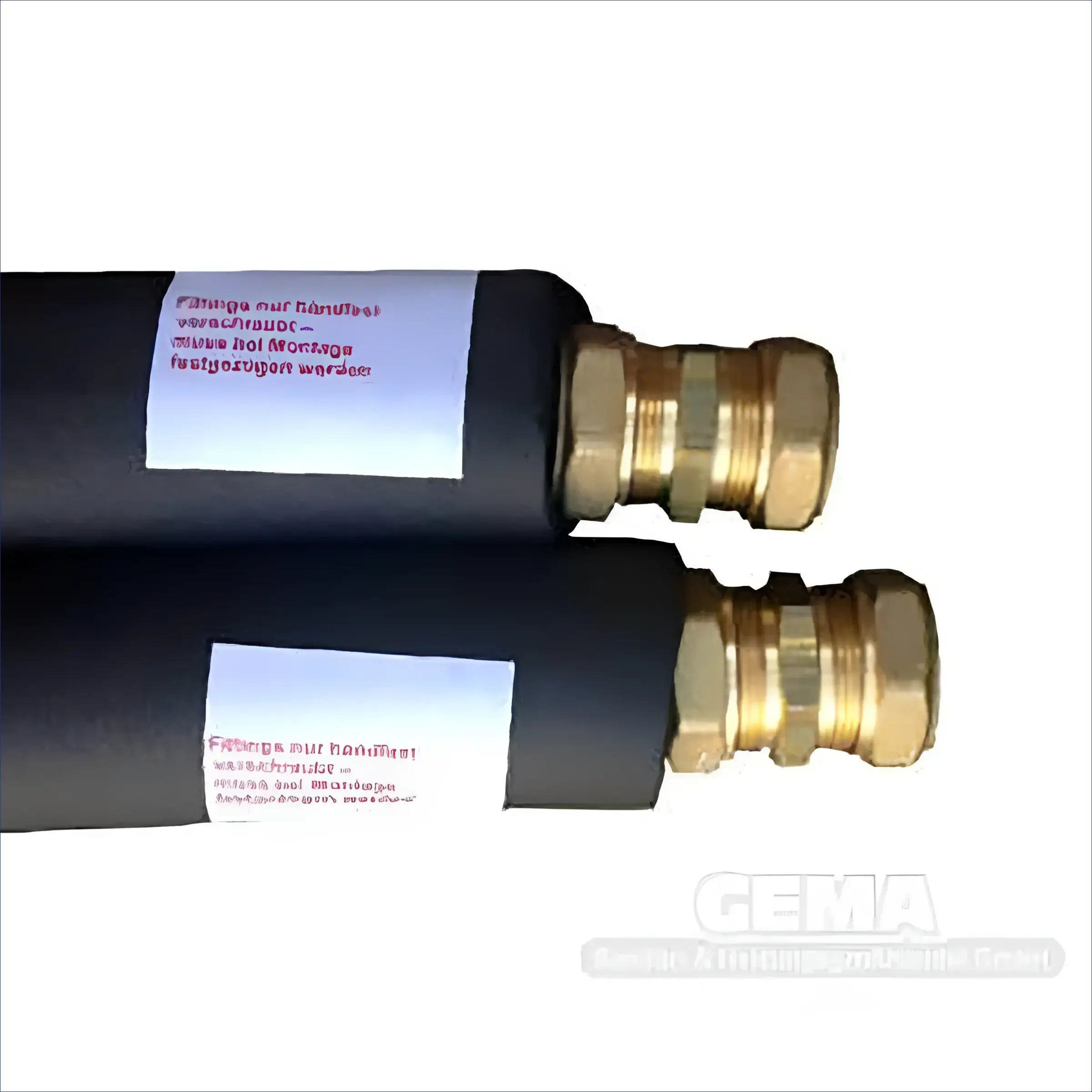 Insulated pipes with Brass fittings für Dachdurchführung mit easy flexxlock Schnellverschraubung