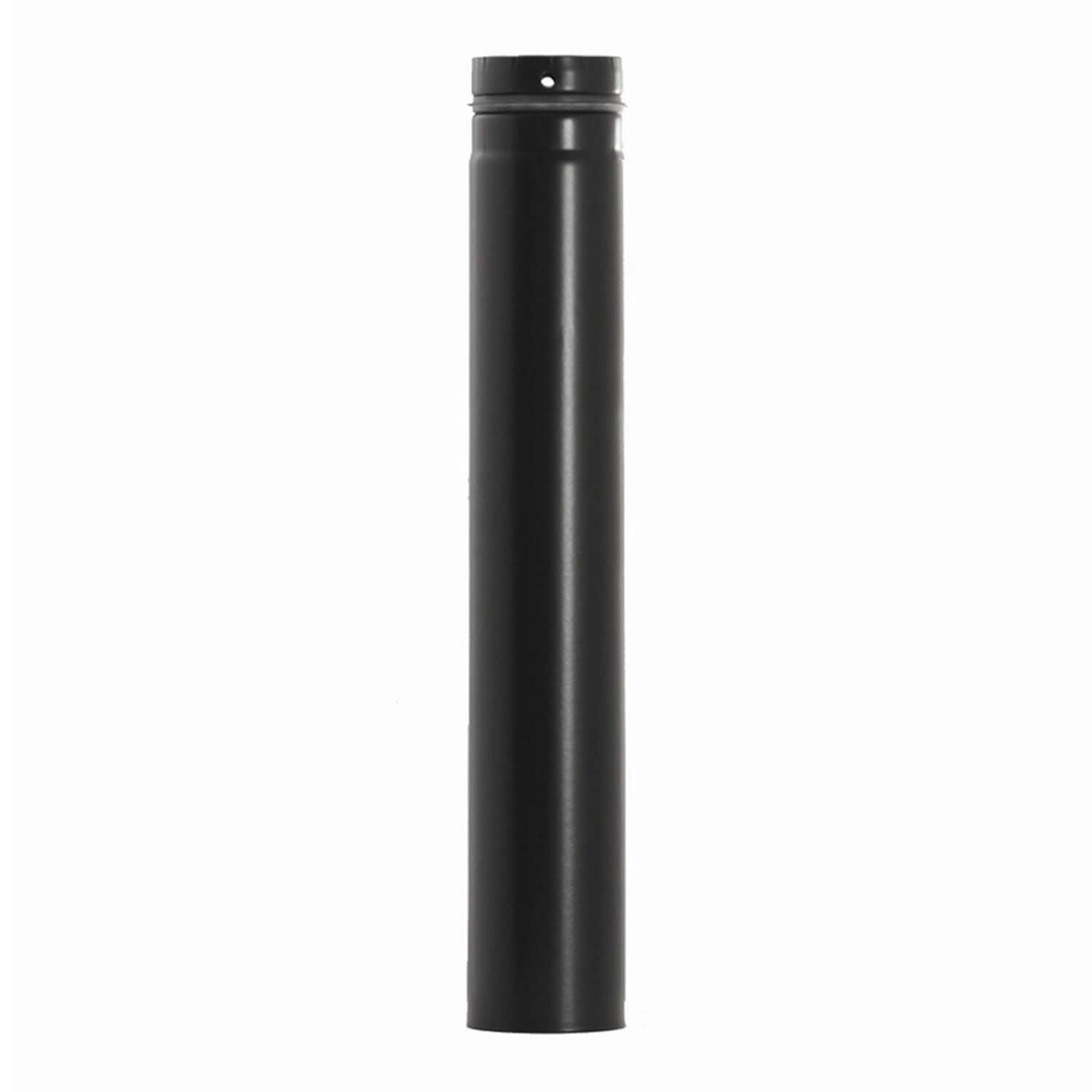 Rauchrohr für Pelletöfen, Ø 80 mm, aus schwarz lackiertem Stahl, ideal für Heizsysteme 🔥