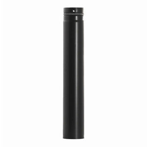 Rauchrohr für Pelletöfen, Ø 80 mm, aus schwarz lackiertem Stahl, ideal für Heizsysteme 🔥