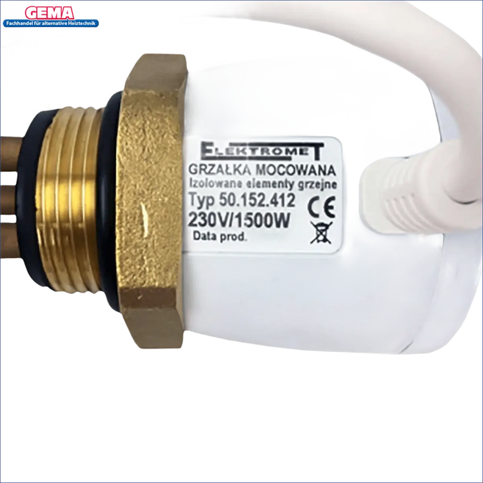 Elektro-Wasserheizelement für Heizpatrone Heizstab 230V 1,5 kW, geeignet für PV