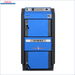 Blaue und graue Holzvergaserkessel Atmos DC 25GSE für effiziente Heizungssysteme