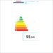 Energieeffizienzlabel für den Holzvergaserkessel Attack SLX Lambda 55 kW