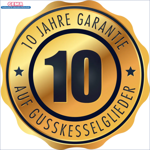 Gold-Garantie-Siegel mit Sternen für Holzvergaserkessel IBC GK-7k-öko 36 kW