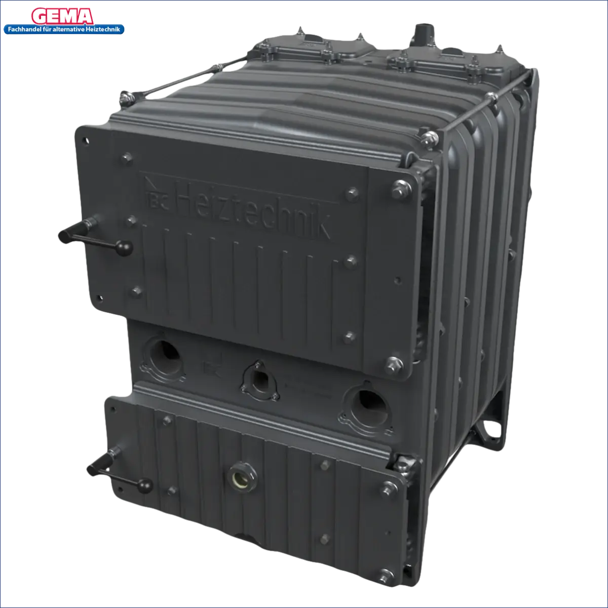 Graue Gusseisenkessel für Holzvergaserkessel IBC GK-7k-öko 36 kW